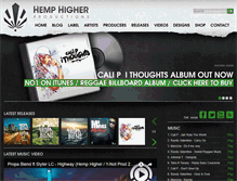 Tablet Screenshot of hemphigher.com